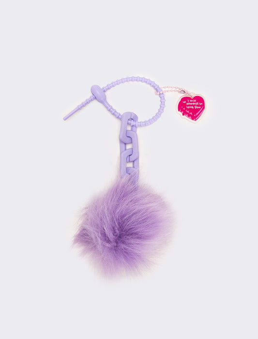 Portachiavi donna modello charms - Lilla