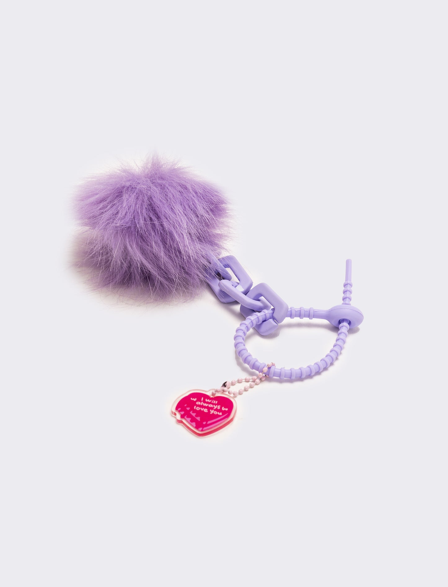 Portachiavi donna modello charms - Lilla