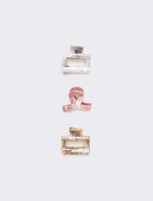 Pinze donna modello assortite 3 pezzi - Multicolore