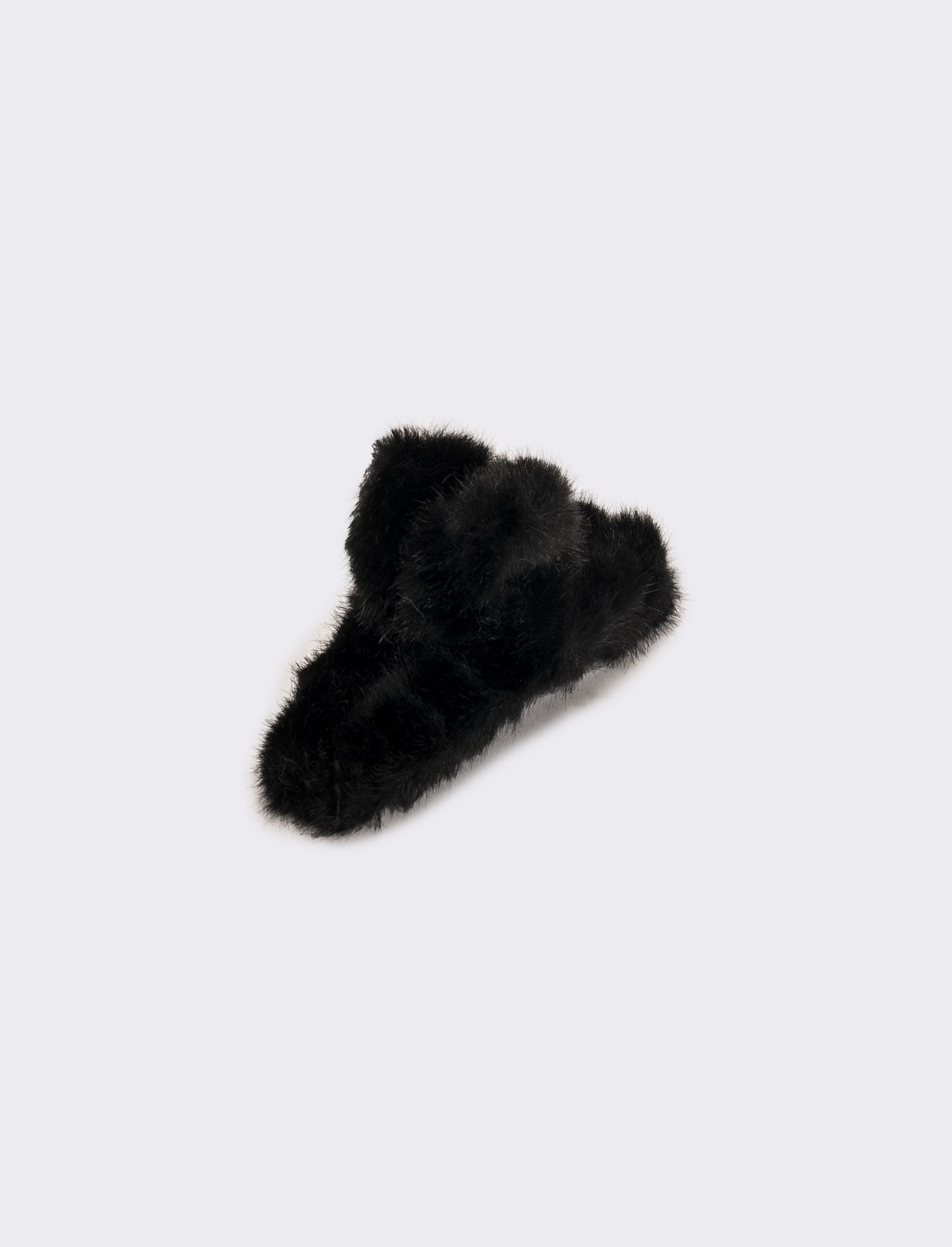 Pinza donna con pelliccia - Nero