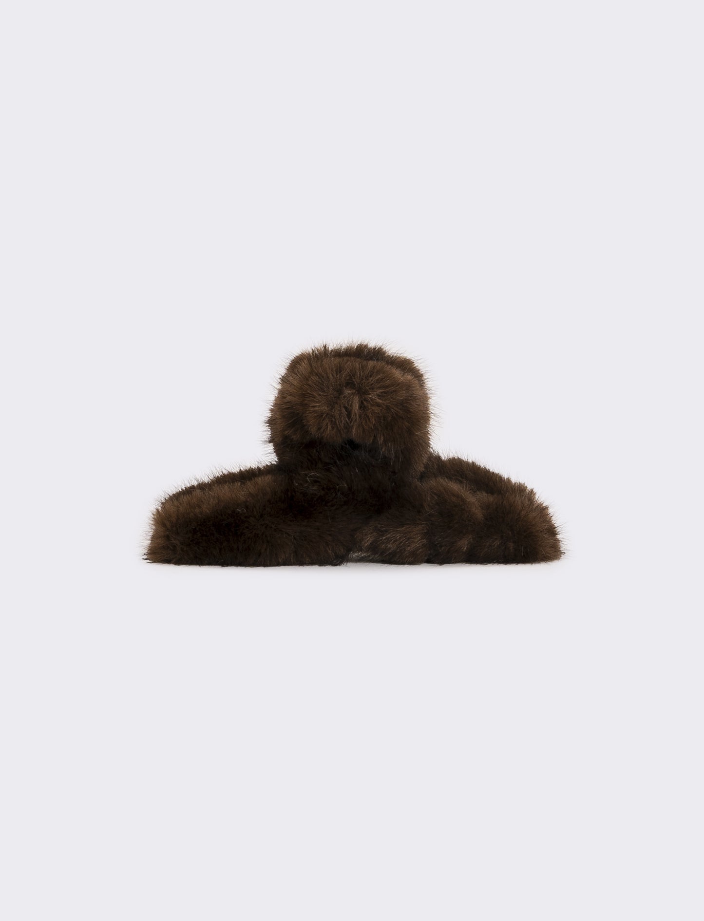 Pinza donna con pelliccia - Marrone