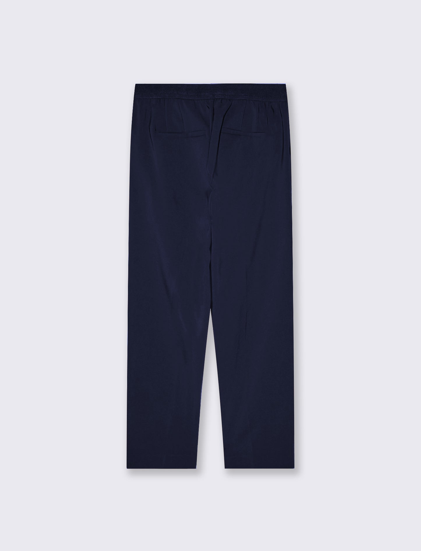 Pants with Elastic and Pockets - Blue