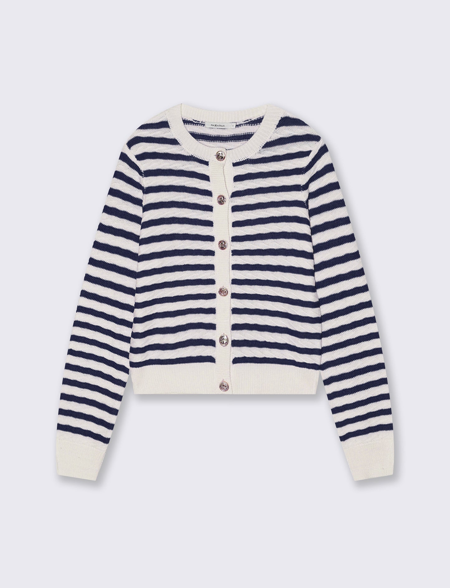 Long Sleeve Braided Cardigan - 