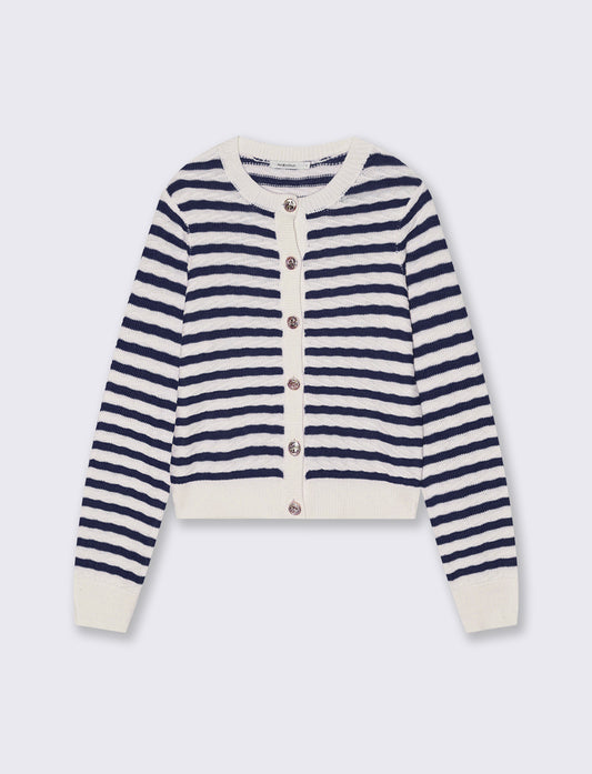 Cardigan Manica Lunga a Treccia - var 1