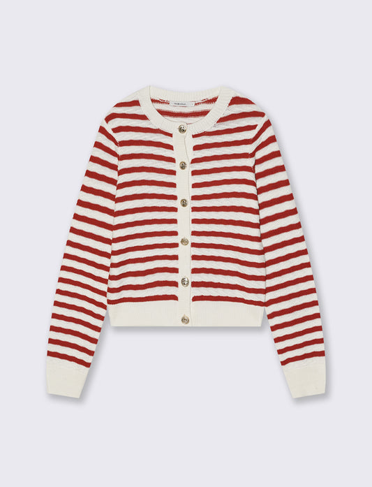 Cardigan Manica Lunga a Treccia - var 2