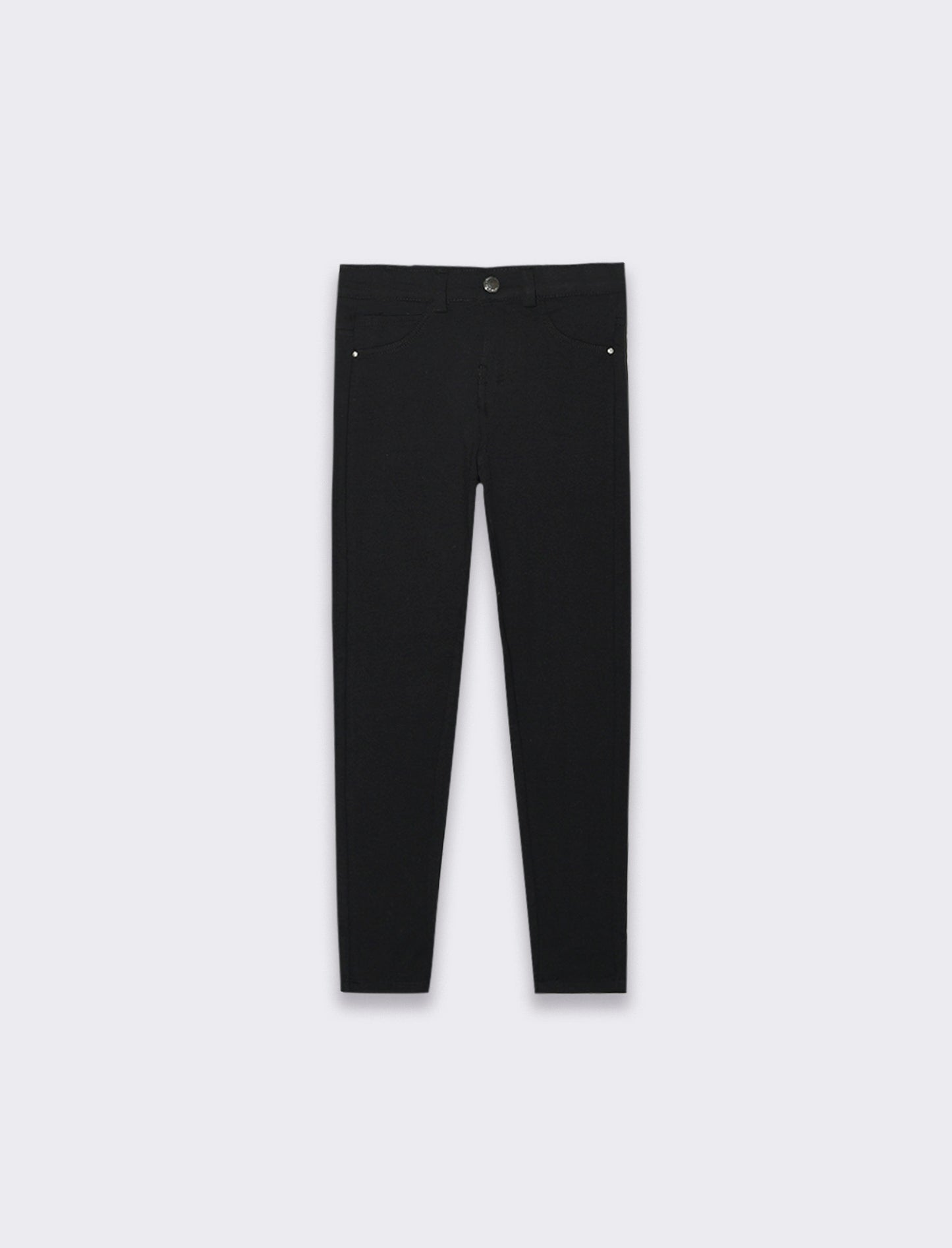 Pantalone in french terry elastico - Nero