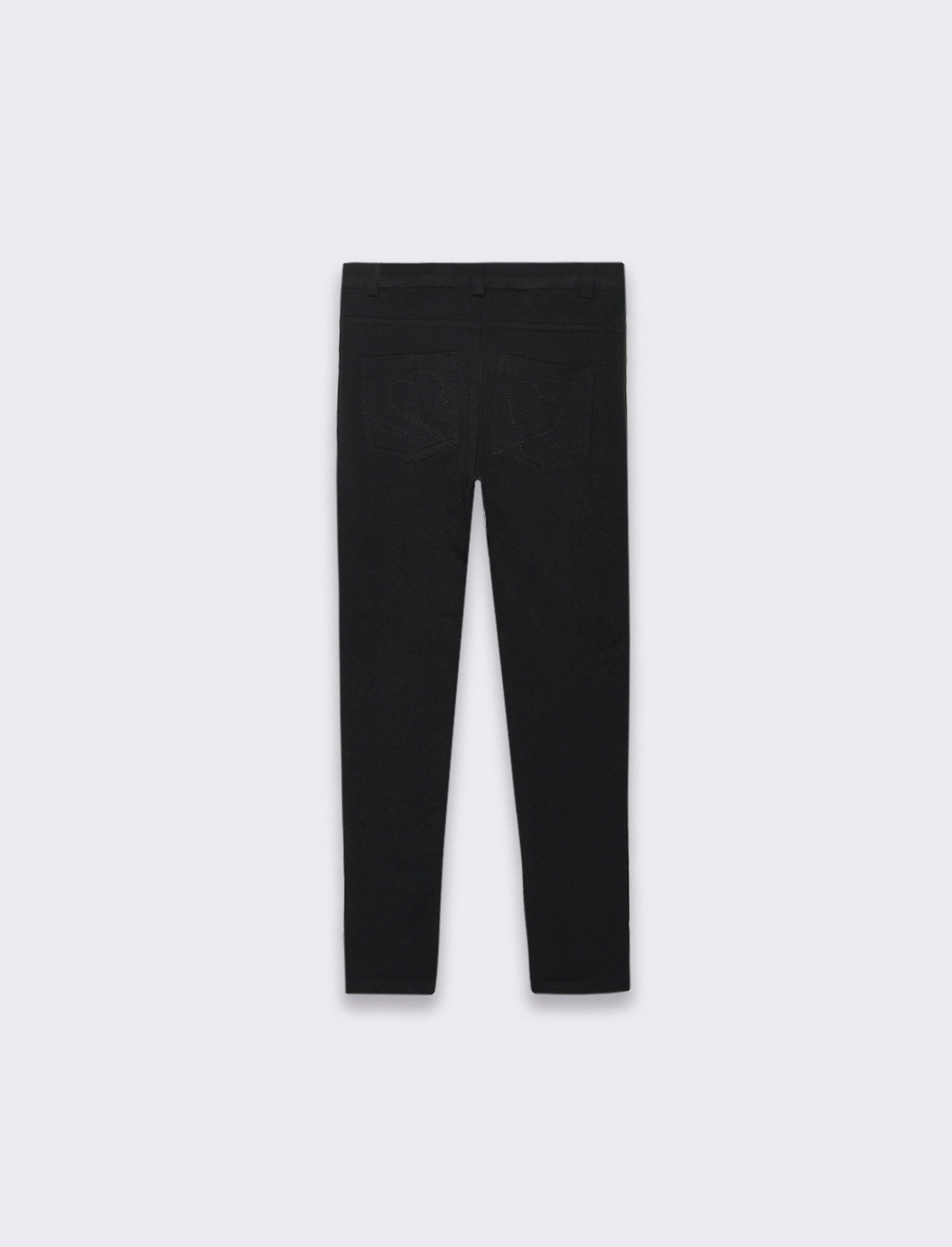 Pantalone in french terry elastico - Nero