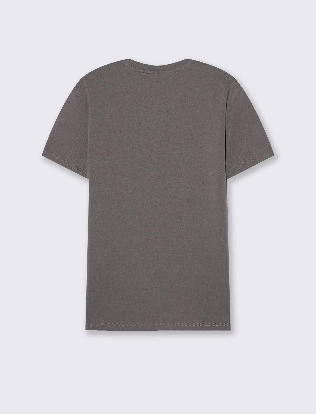 T-SHIRT BASIC IN COTONE ELASTICIZZATO SLIM FIT - Grigio