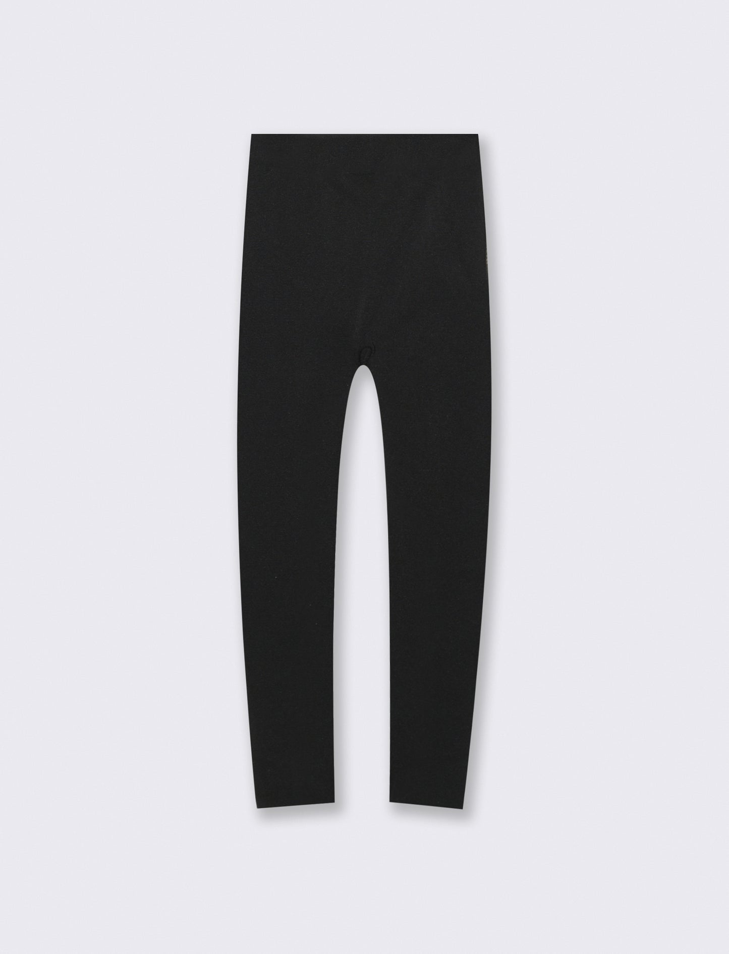 Leggings aderente con zip - Nero