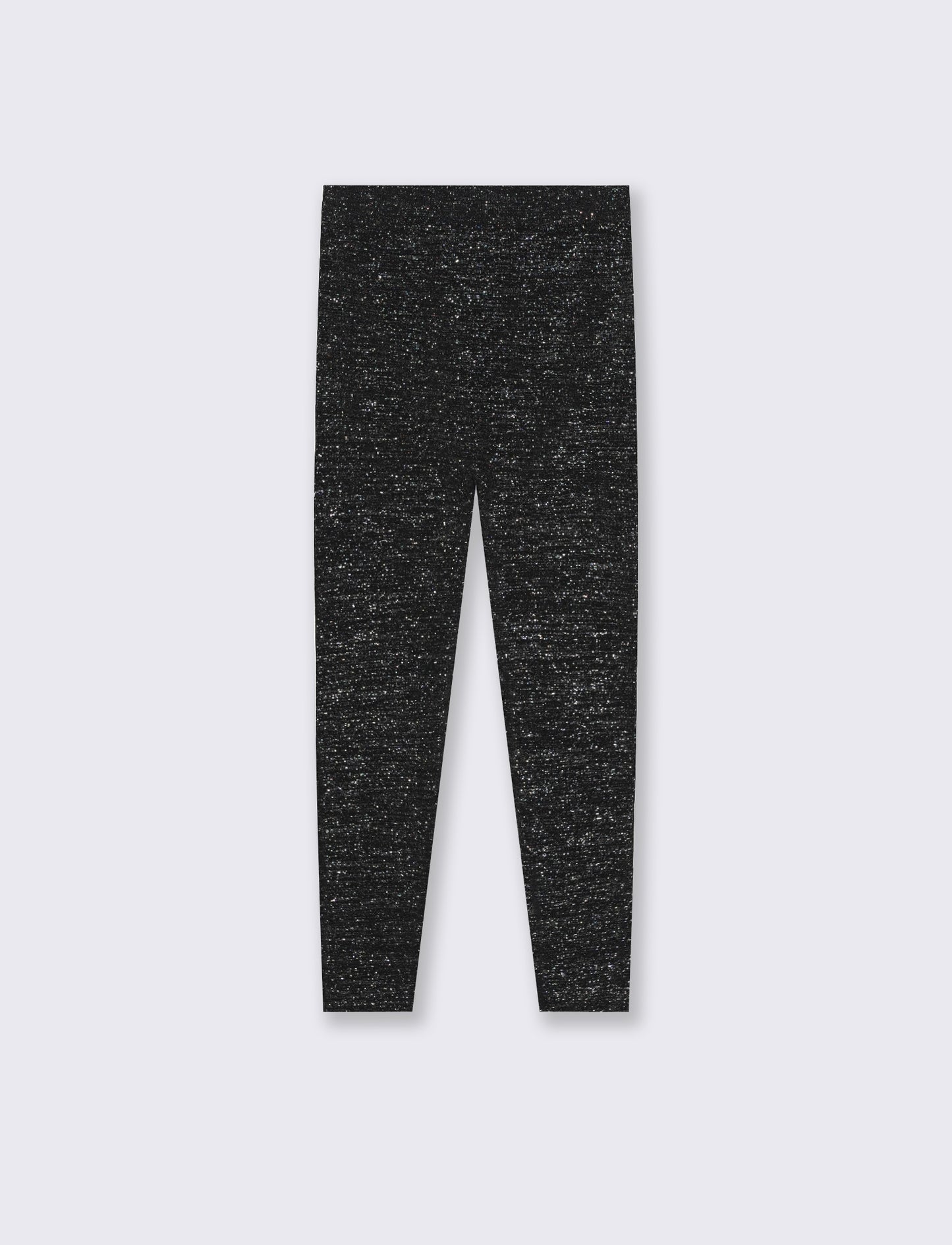 Leggings effetto brillantinato. - Nero