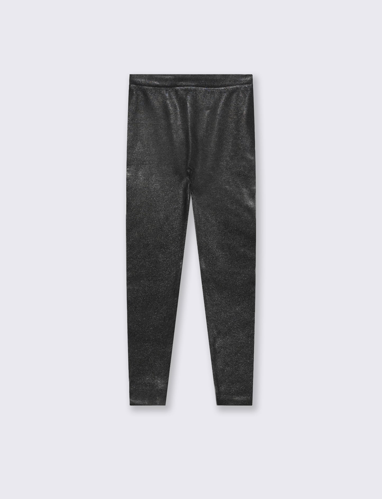 Leggings lunghi effetto lucido - Nero
