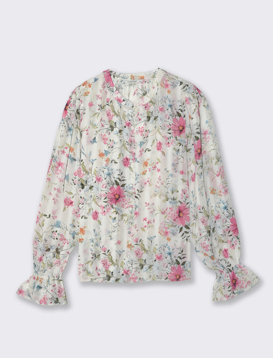 Printed long sleeve shirt - 