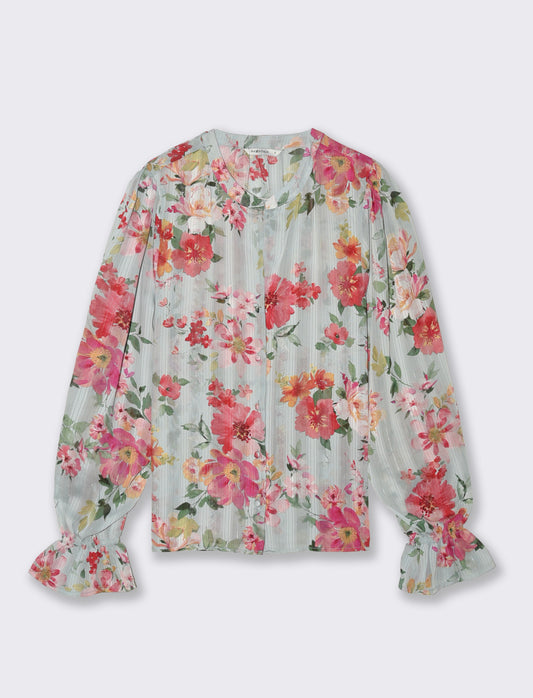 Printed long sleeve shirt - 