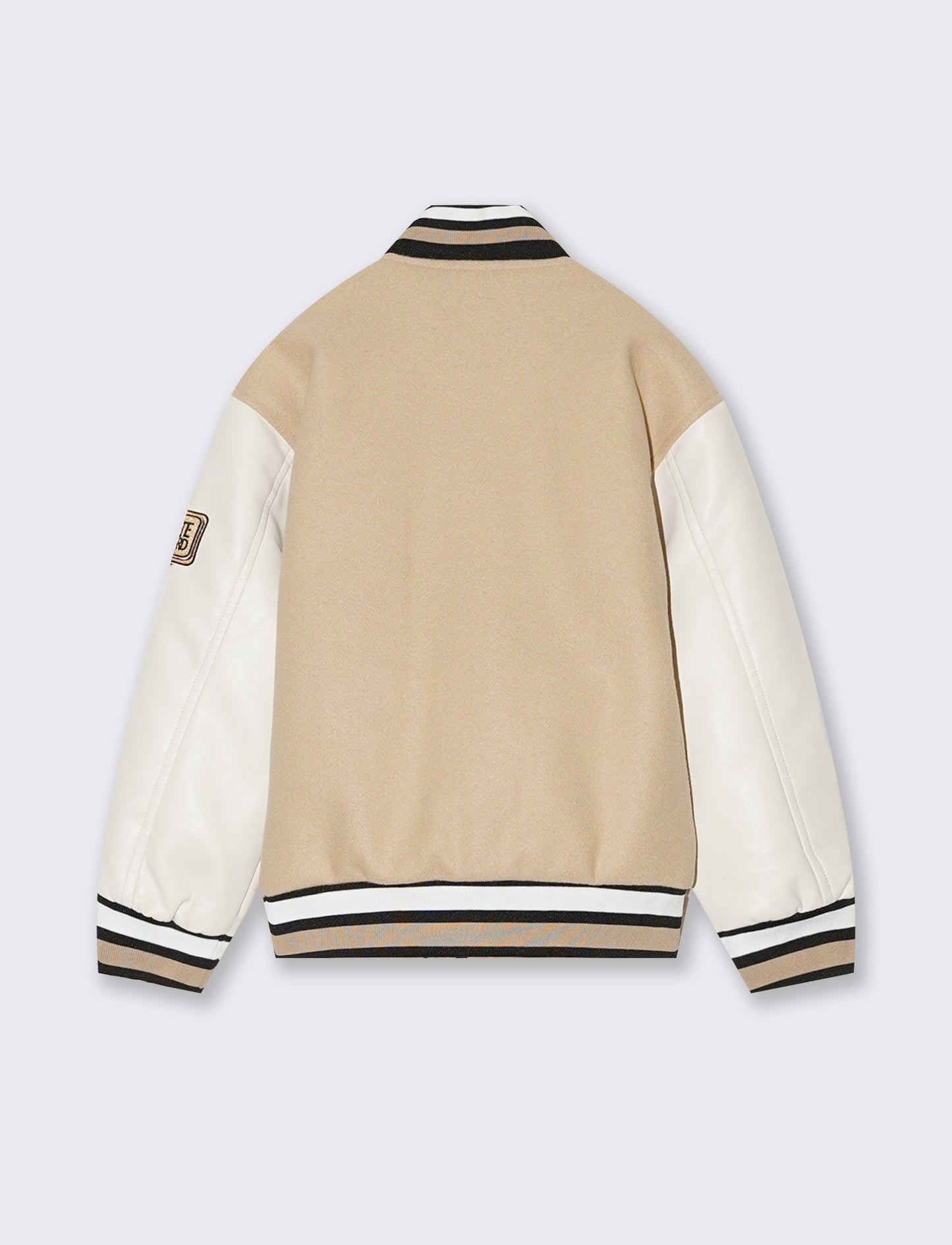 GIUBBOTTO MODELLO COLLEGE - Beige