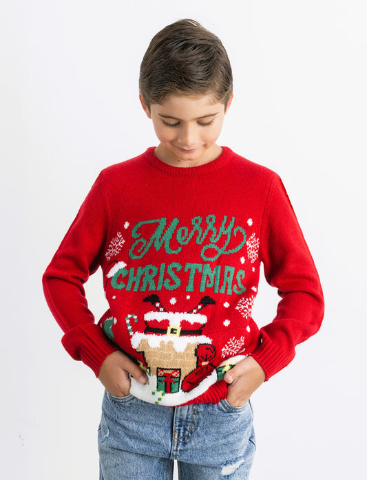 Maglione di Natale - Rosso