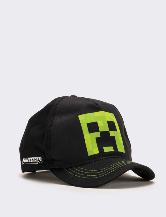 Cappello baseball bambino minecraft - Nero