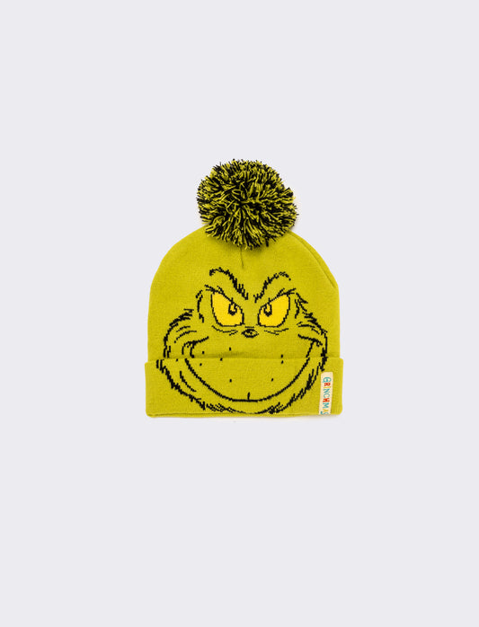 Cappello con pon pon grinch bambino - Verde