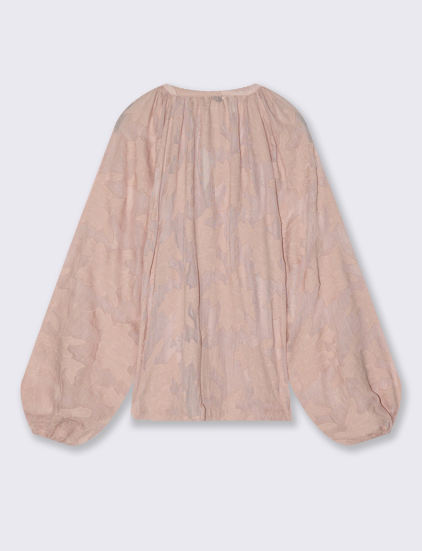 Blusa Manica Lunga con Bottoni Madreperla - Rosa chiaro