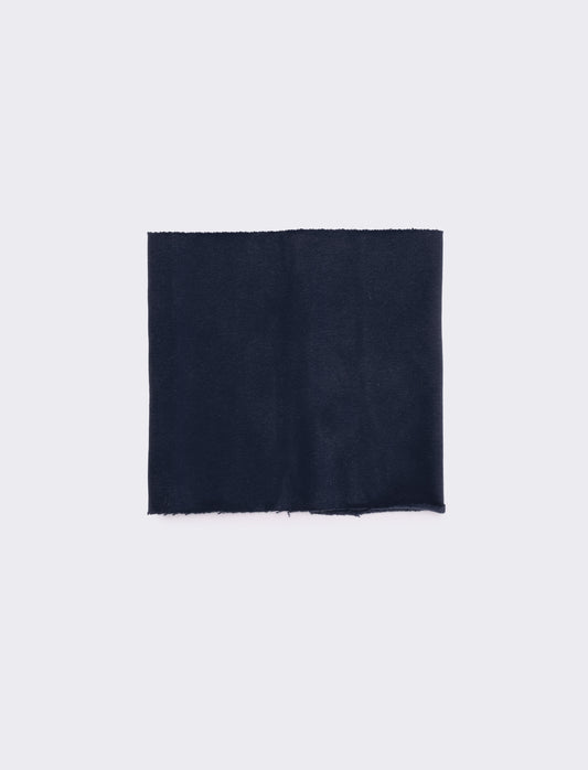 Collo melange french terry bambino - Blu