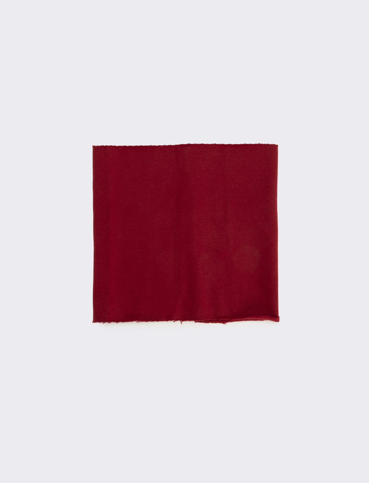 Collo melange french terry bambino - Rosso