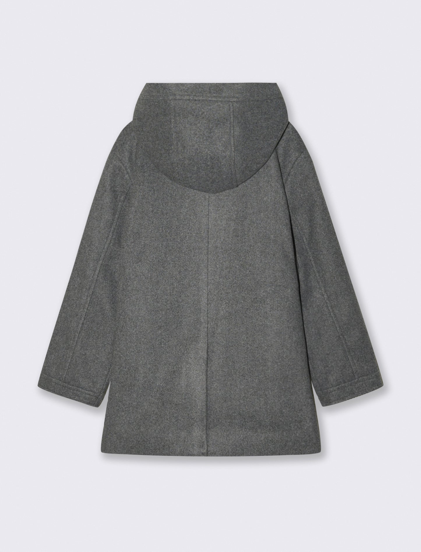 Cappotto con cappuccio. - Grigio