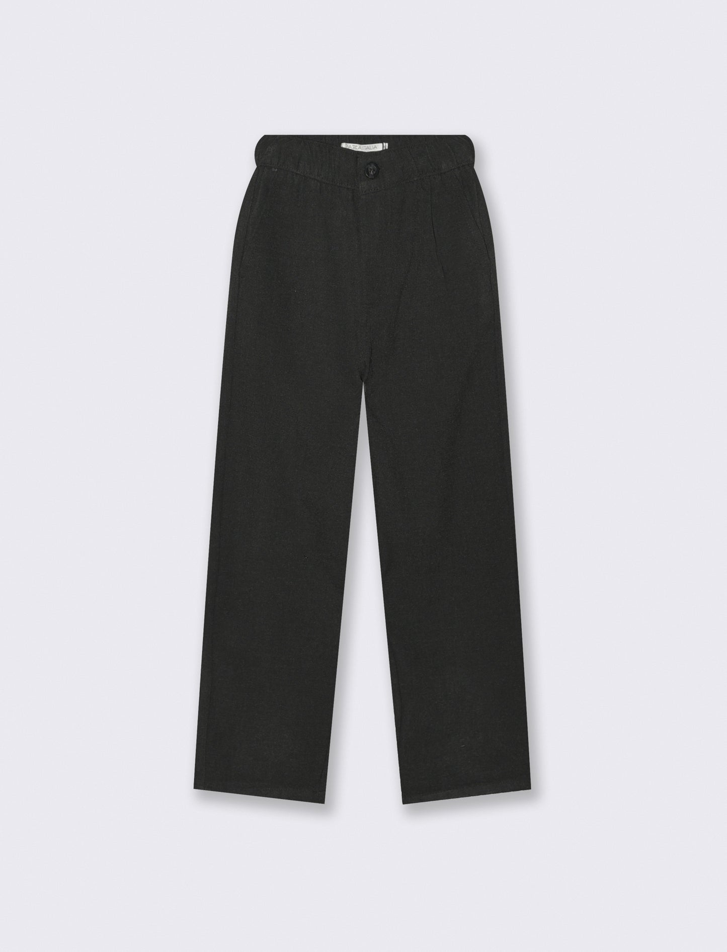 Pantalone con pence. - Grigio