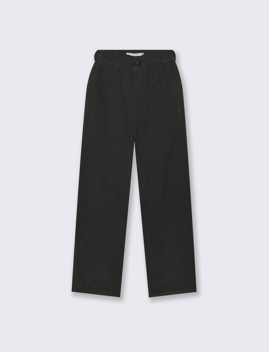 Pantalone con pence. - Grigio
