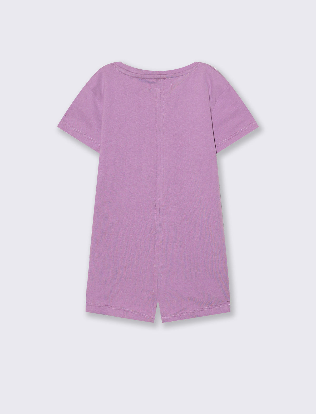 T-shirt mezza manica da bambina. - Viola