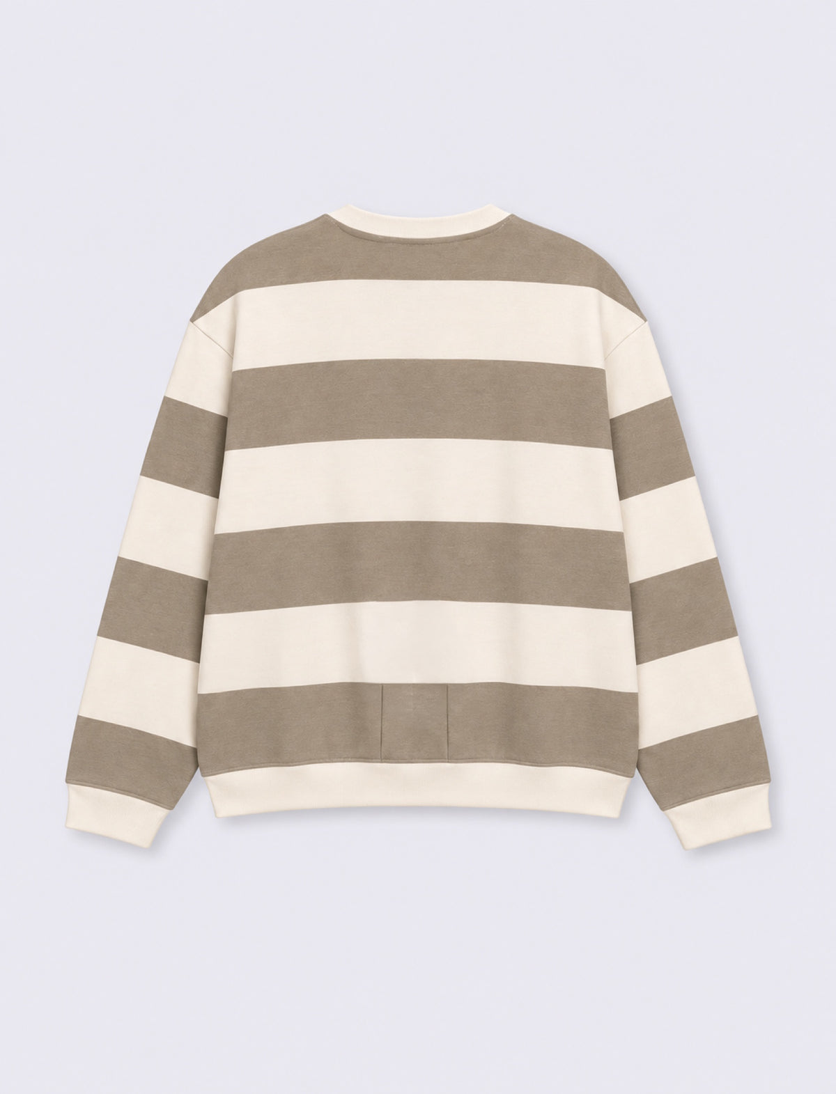 FELPA GIROCOLLO A FASCE - Beige