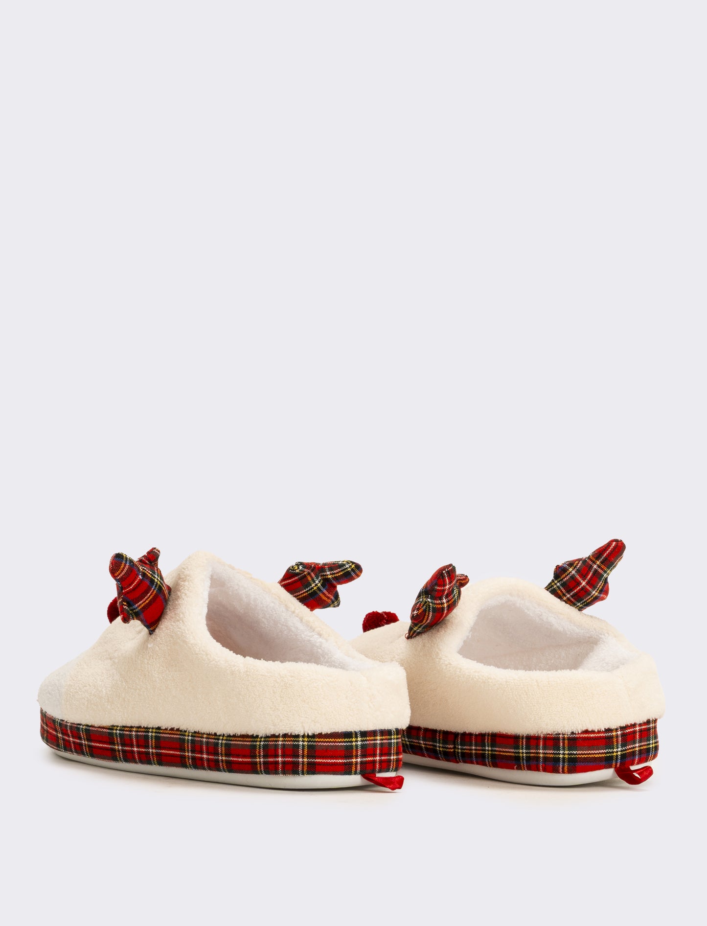 Pantofola natalizia da donna - Beige