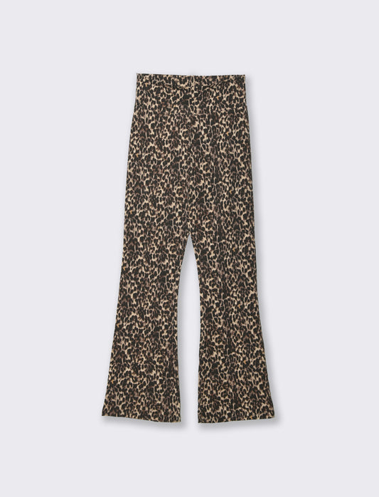 Leggings Stampati con Taglio Flare - var 1