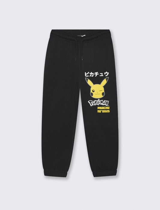 JOGGER IN FELPA POKEMON - Nero