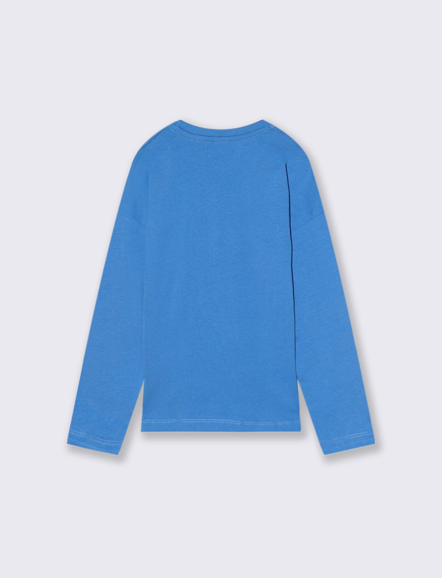 T-shirt manica lunga Stitch. - Azzurro