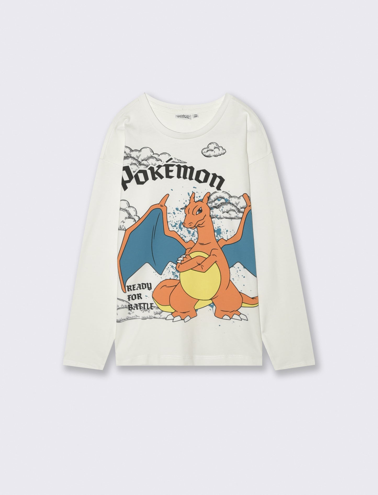T-SHIRT PERSONAGGI  POKEMON  MANICA LUNGA - Bianco