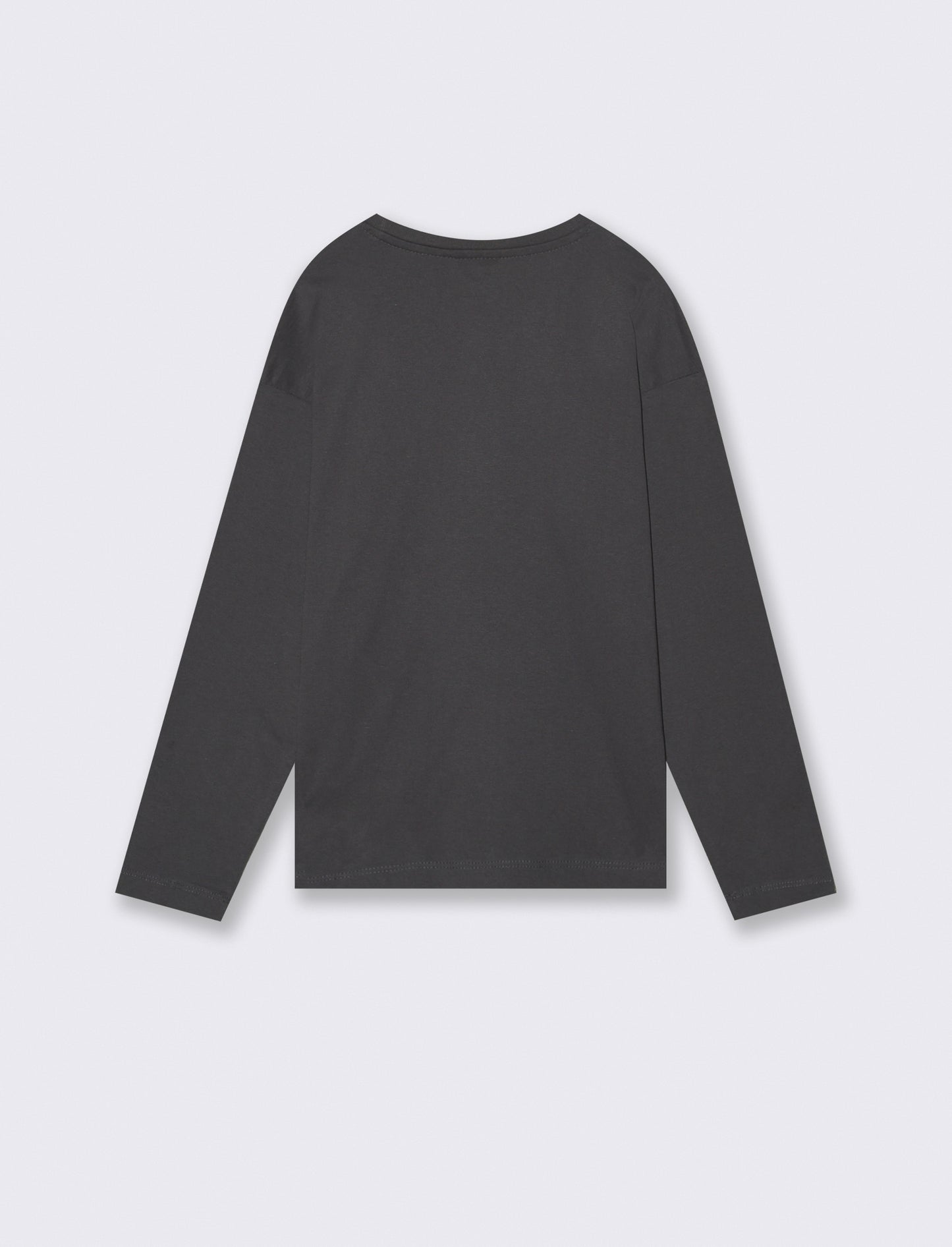 T-SHIRT  MANICA LUNGA DC COMICS - Grigio piombo