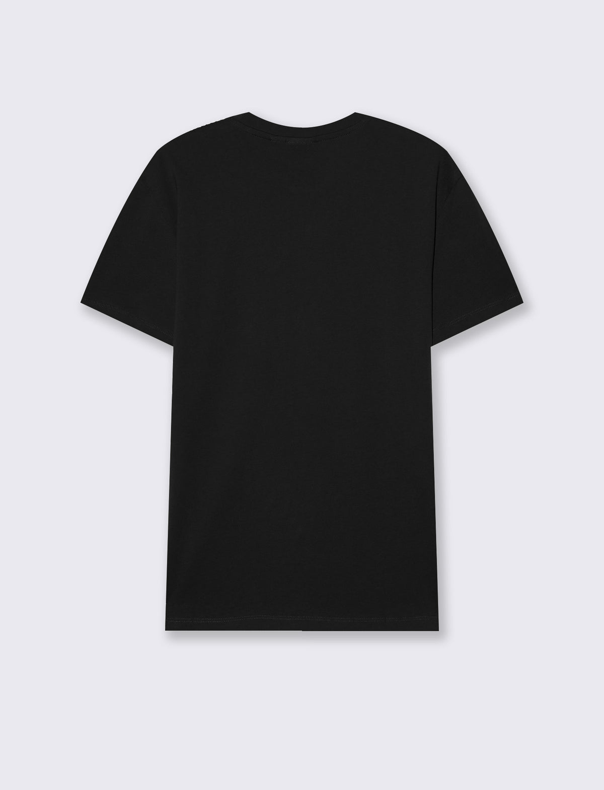 T-SHIRT BASIC IN COTONE PREMIUM REGULAR FIT - Nero