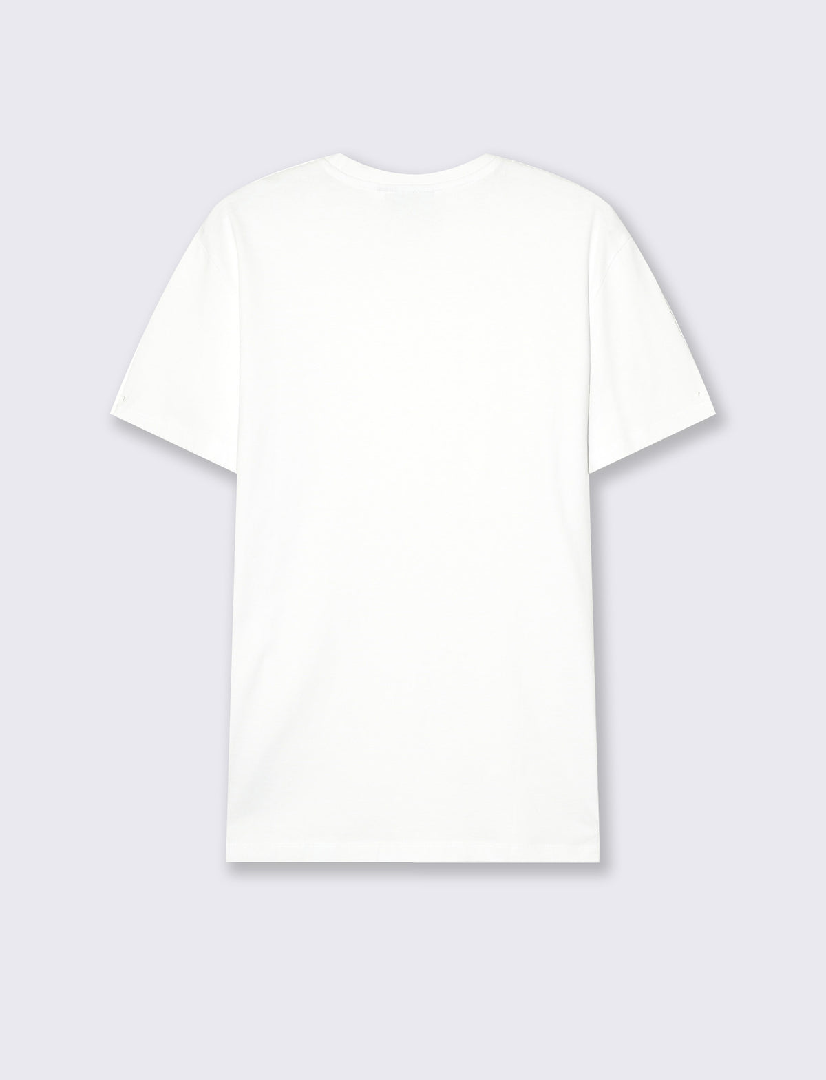 T-SHIRT BASIC IN COTONE PREMIUM REGULAR FIT - Bianco
