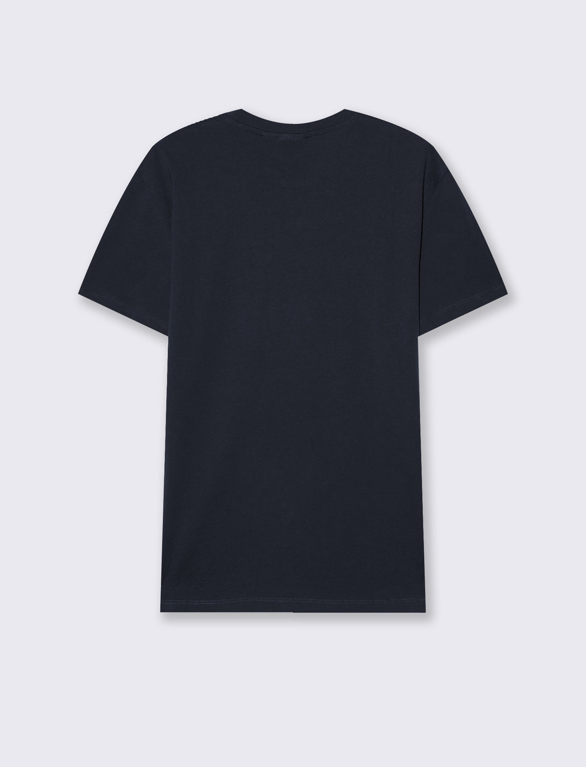 T-SHIRT BASIC IN COTONE PREMIUM REGULAR FIT - Blu