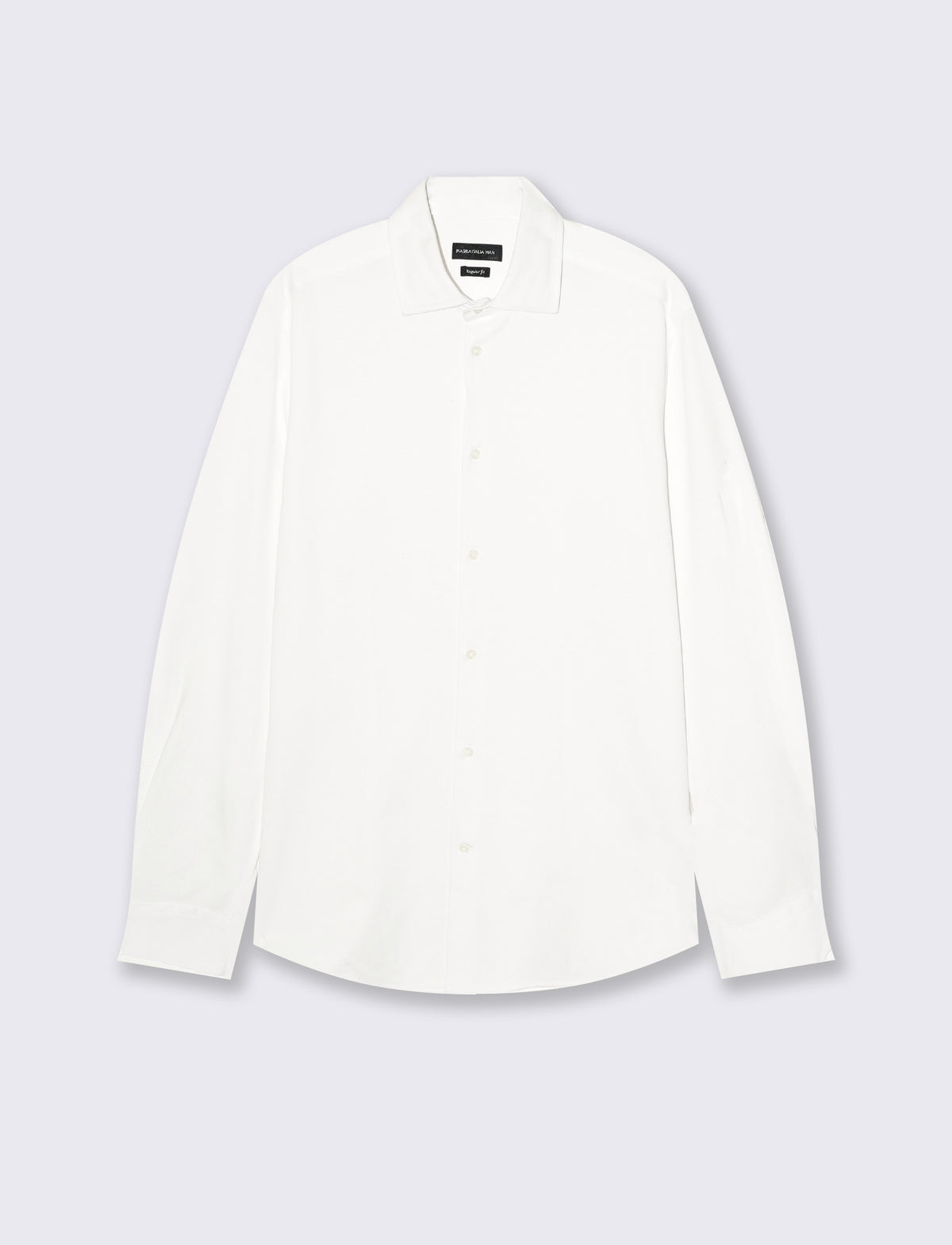 CAMICIA PREMIUM IN OXFORD KNITTED - Bianco