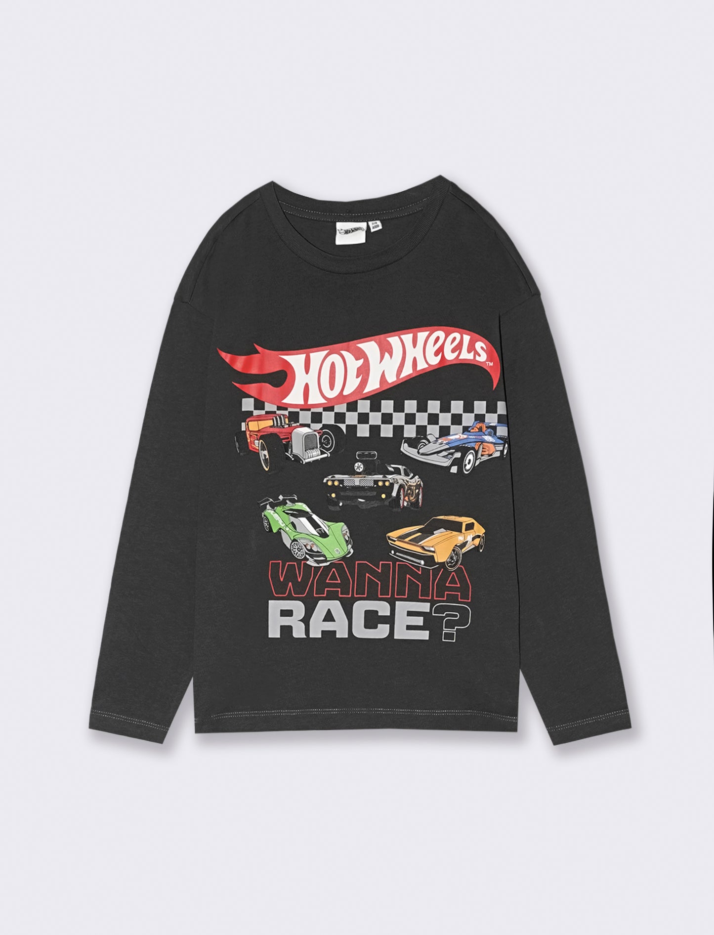 T-SHIRT MANICA LUNGA  MATTEL - Grigio piombo