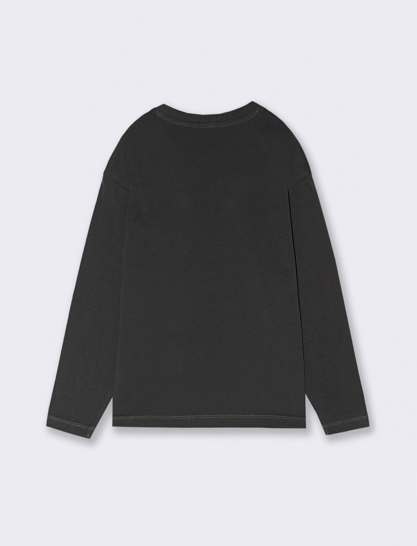 T-SHIRT MANICA LUNGA  MATTEL - Grigio piombo