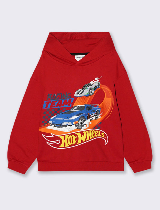 FELPA CON CAPPUCCIO MATTEL - Rosso