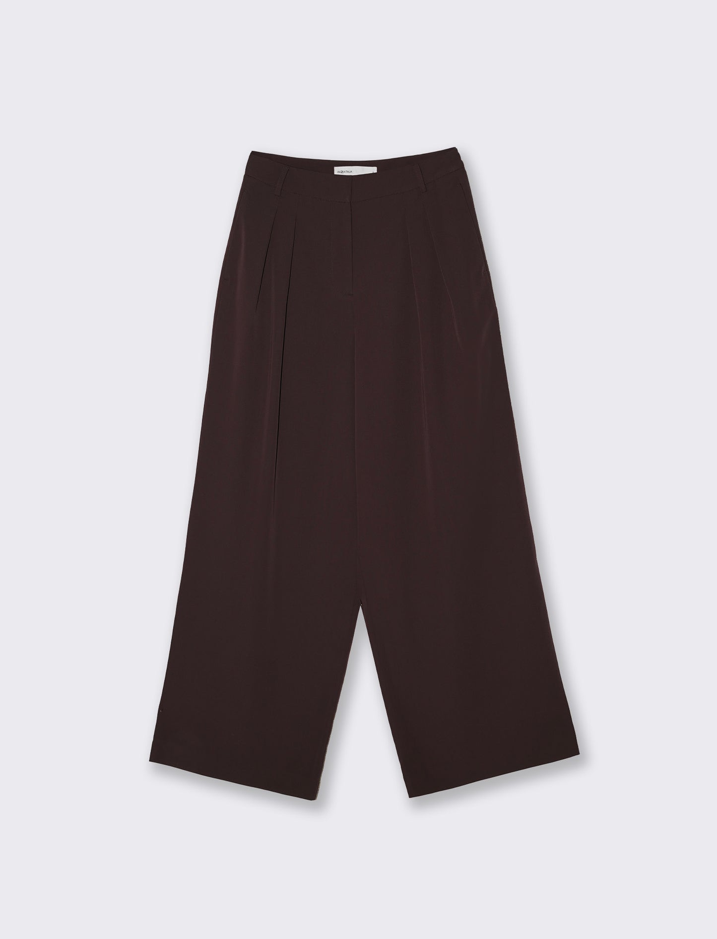 Straight Leg Pants with American Pockets - Brown