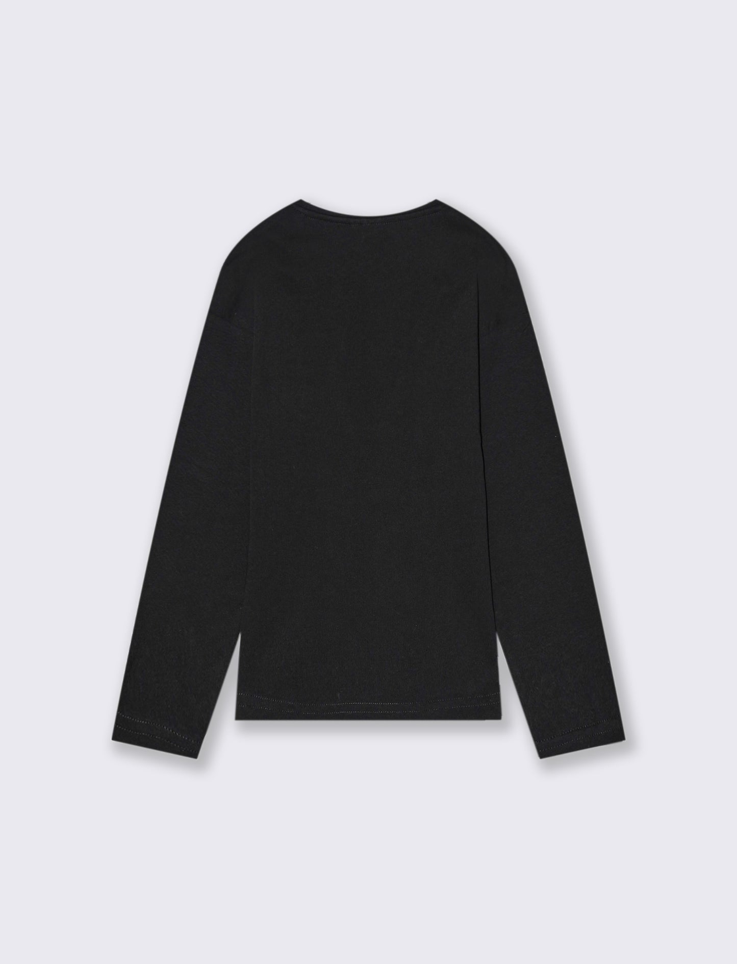 T-SHIRT MANICA LUNGA  MARVEL - Nero