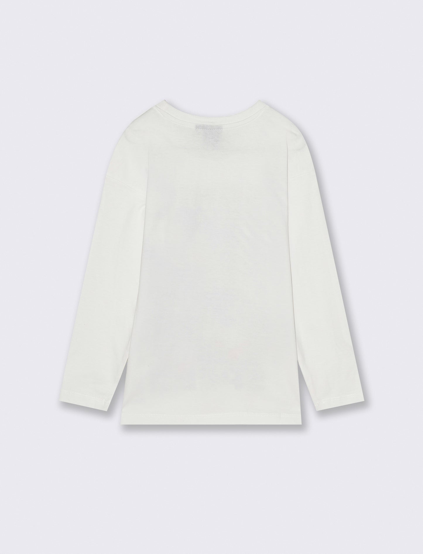 T-SHIRT GIRO COLLO  SONIC - Bianco