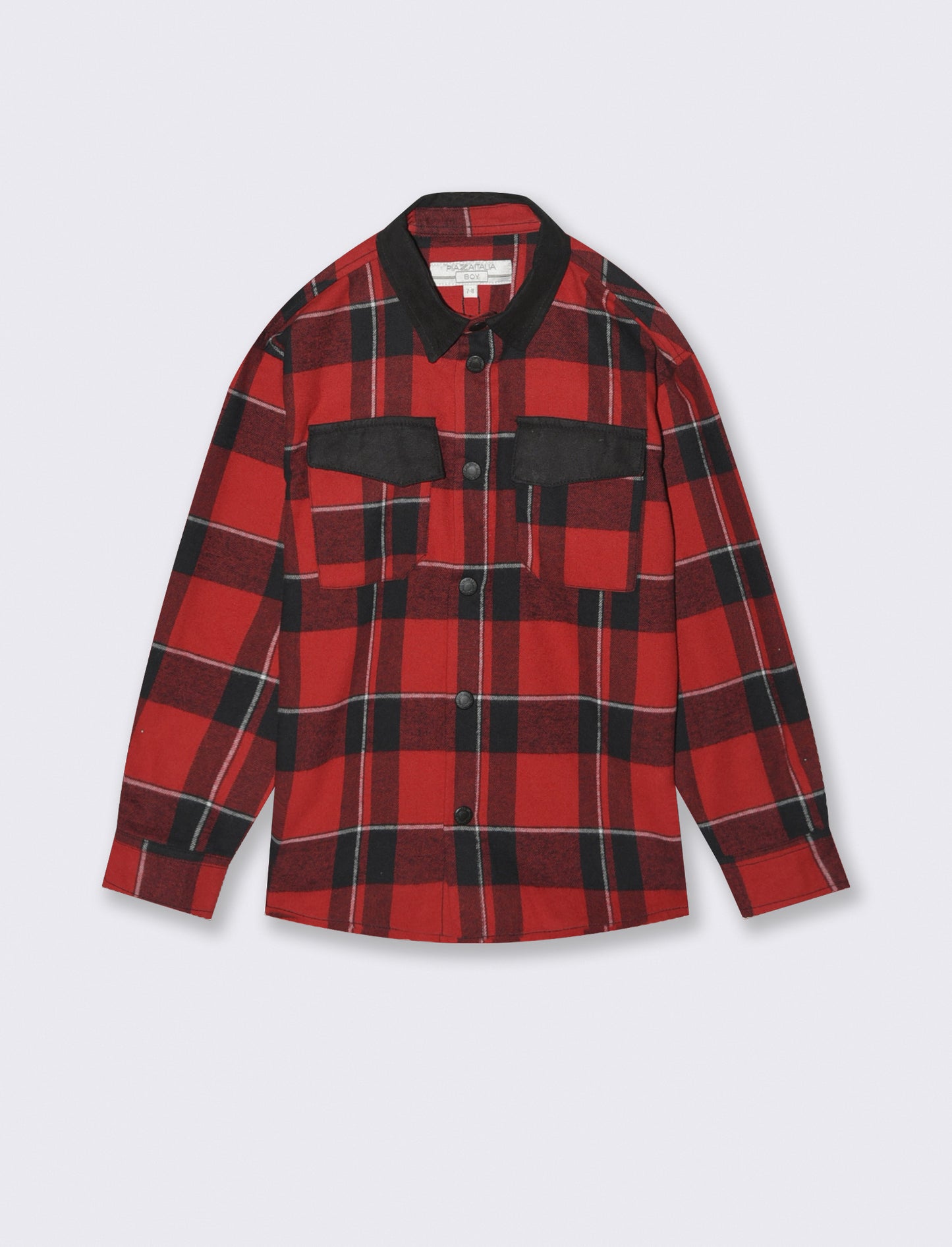 Camicia in flanella - Rosso