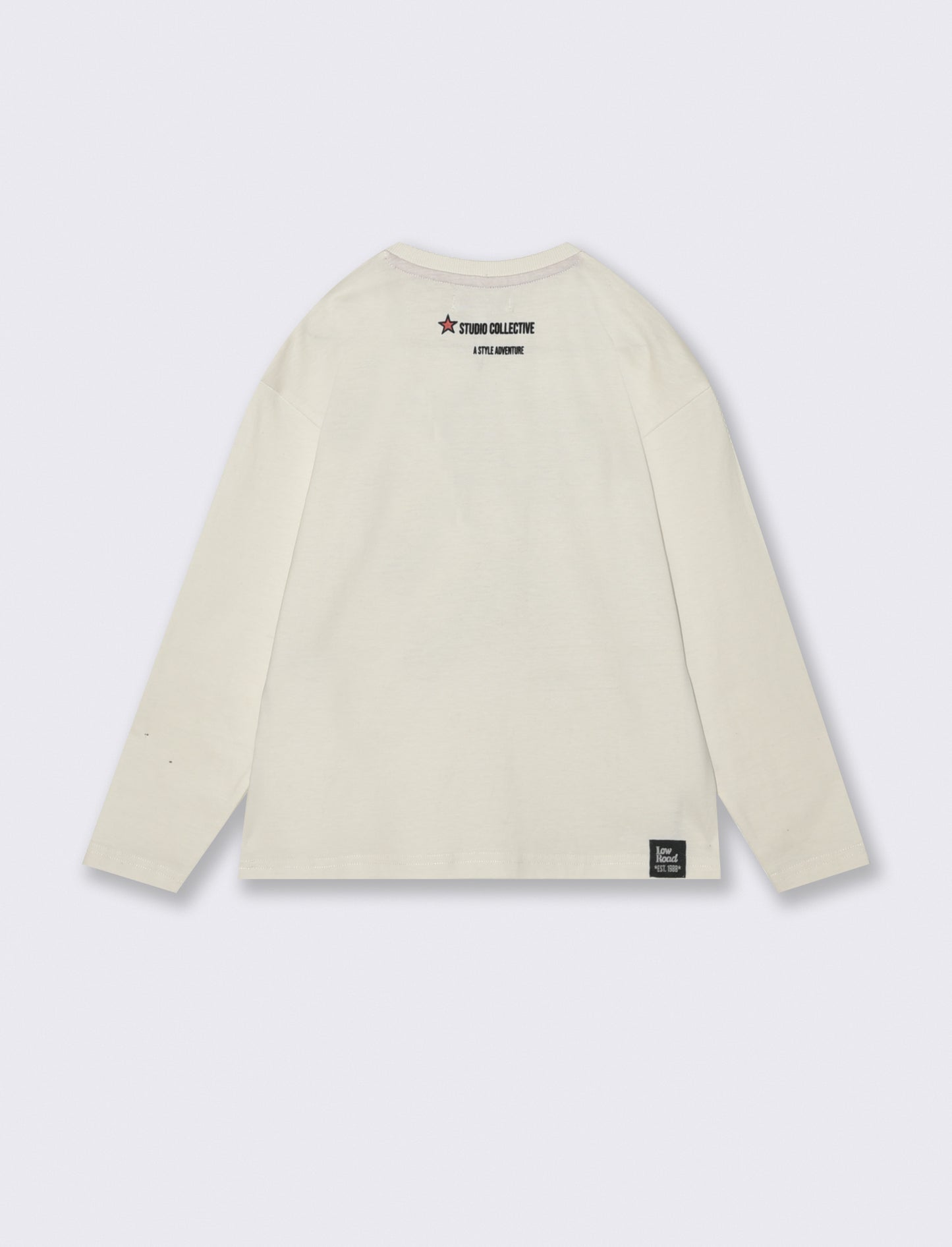 T-SHIRT MANICA LUNGA - Bianco latte