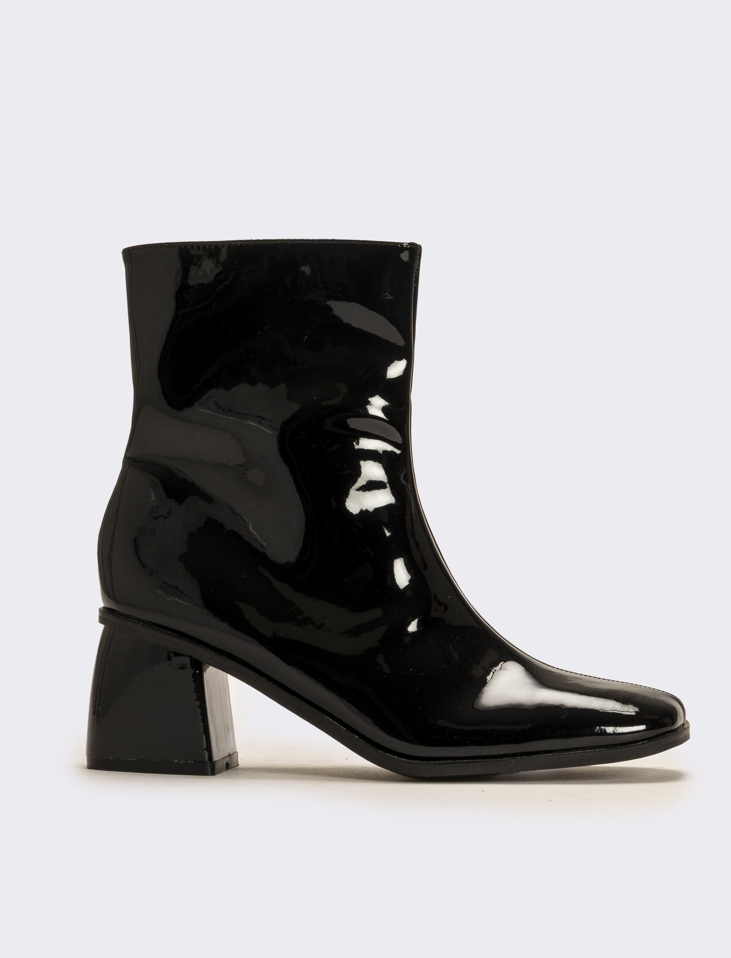 Tronchetto da donna con tacco - Nero