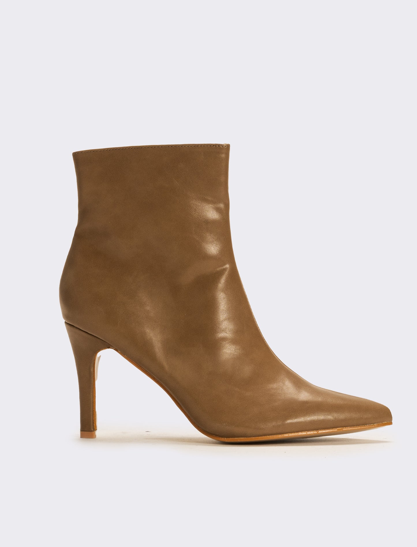 Tronchetto da donna con tacco a spillo - Grigio fango