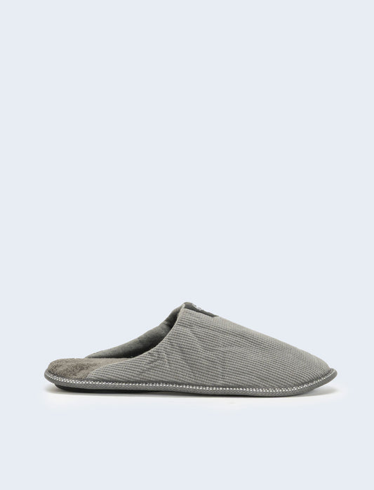 Pantofola da uomo minimal - Grigio